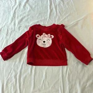 Penelope Mack - long sleeve plush pullover  sweater. Size 12 months.